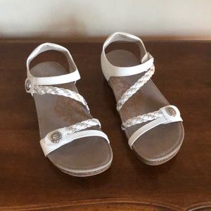White sandal